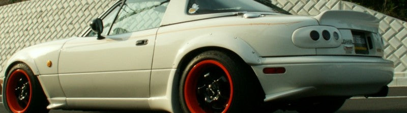 Jet Stream Mazda Roadster (NA6 / NA8) Duck Tail Spoiler T-2 (FRP, Black Gel Coat)