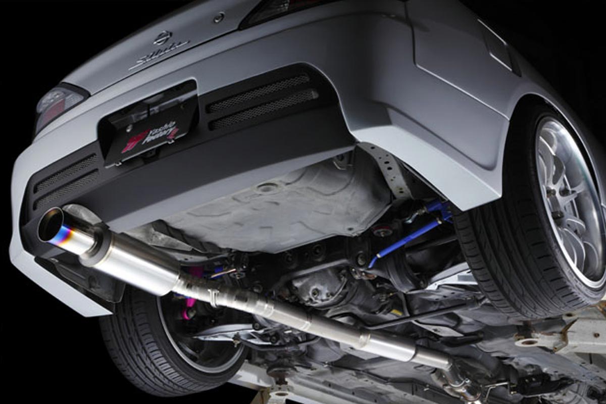 Yashio Factory Nissan Silvia S13 / 180SX Super Silent Titanium Muffler