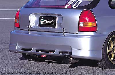 C-WEST Honda Civic (EK) Rear Bumper (PFRP)