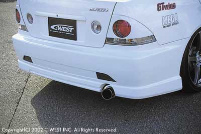C-WEST Toyota Altezza (SXE10) Rear Bumper (PFRP)