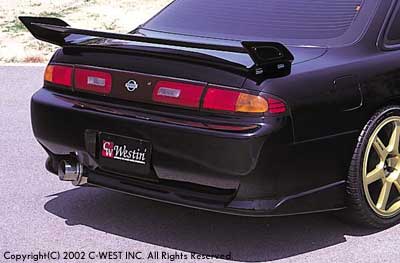 C-WEST Nissan Silvia S14 Rear Bumper (FRP)