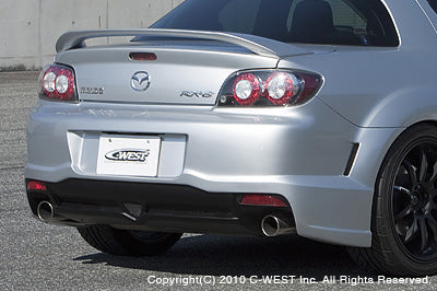 C-WEST Mazda RX-8 (SE3P) Rear Bumper (Kouki) (PFRP)