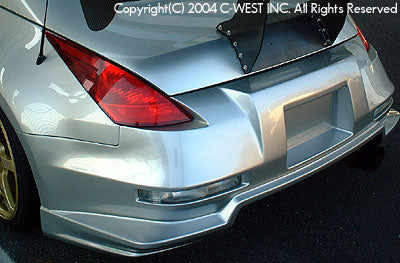 C-WEST Nissan Fairlady Z (Z33) Rear Bumper (Long Tail) (PFRP)
