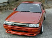 J Blood Toyota Corolla Levin (AE86) Bonnet (Zenki and Kouki, Type 1)