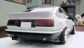 J Blood Toyota Sprinter Trueno (AE86) Rear Under Spoiler (FRP) (Kouki)