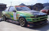 J Blood Toyota Sprinter Trueno (AE86) Rear Blister Fenders (Zenki and Kouki, Pair, 2 Door)