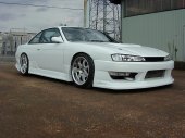 J Blood Nissan Silvia S14 Kouki Side Steps (Soft FRP) (Zenki and Kouki)