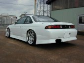 J Blood Nissan Silvia S14 Kouki Rear Bumper Spoiler (Soft FRP) (Zenki and Kouki)