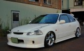 J Blood Honda Civic Type R (EK9) Zenki Front Bumper Spoiler (Soft FRP) (Zenki, EK 3 Door)
