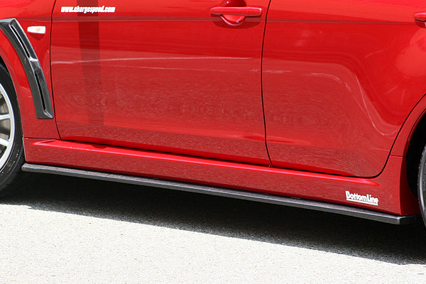 CHARGESPEED Mitsubishi Lancer Evolution X (CZ4A) Side Bottom Line TYPE-1 Zenki (FRP)