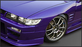 G Corporation Nissan Silvia S13 Front Wide Fenders (+30mm)