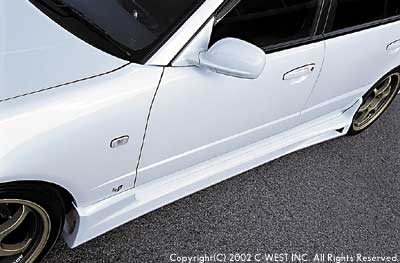 C-WEST Nissan Skyline R34 (ER34) Side Steps (4 Door) (PFRP)