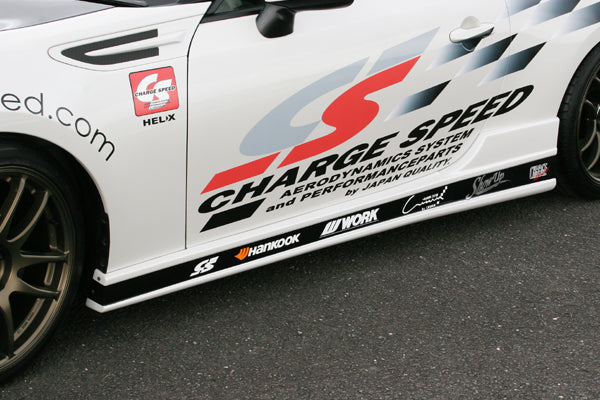 CHARGESPEED Subaru BRZ (ZC6) Series A to D Side Steps TYPE-1 (FRP)