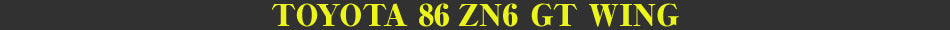 MAX RACING Toyota 86 / Subaru BRZ (ZN6) Parts