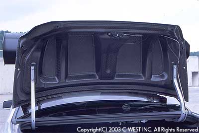 C-WEST Mitsubishi Lancer Evolution VIII-IX (CT9A) Super Trunk Lid (CFRP)