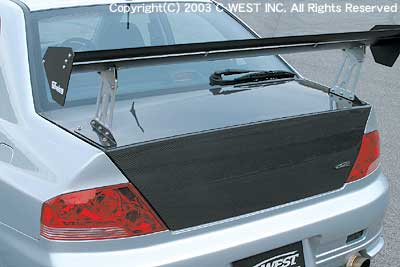 C-WEST Mitsubishi Lancer Evolution VIII-IX (CT9A) Trunk Lid (CFRP)