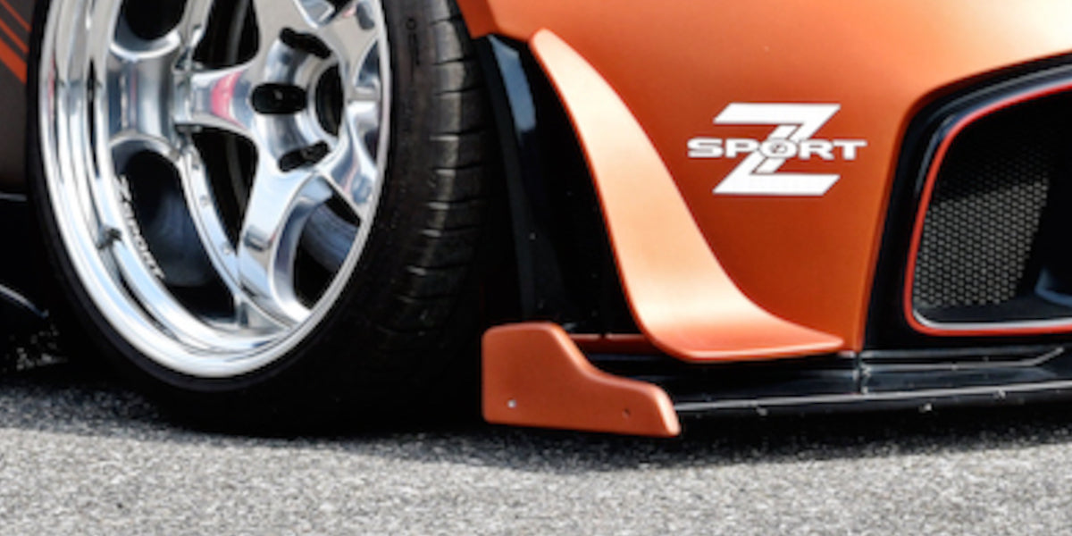 M Sports Nissan Fairlady Z (350Z / Z33) Front Bumper End Plates