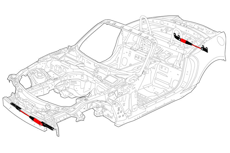 AutoExe Mazda RX-7 (FD3S) Motion Control Beam