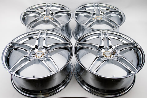 AVS Model 5 18" 8J +45 (5x114.3) *Triple Chrome Plated*