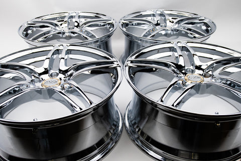 AVS Model 5 18" 8J +45 (5x114.3) *Triple Chrome Plated*