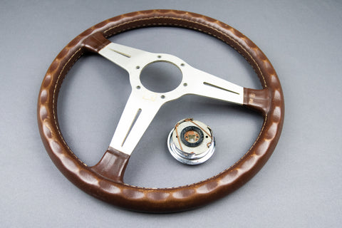 360mm Nardi Classic *Brown Leather*