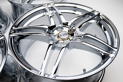 AVS Model 5 18" 8J +45 (5x114.3) *Triple Chrome Plated*