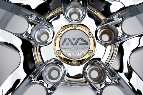 AVS Model 5 18" 8J +45 (5x114.3) *Triple Chrome Plated*