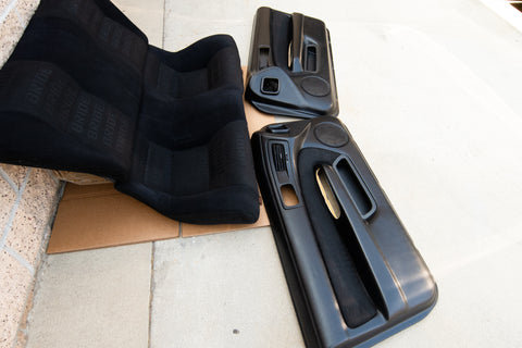 S14 BRIDE Style Rear Seat & Door Panel Set