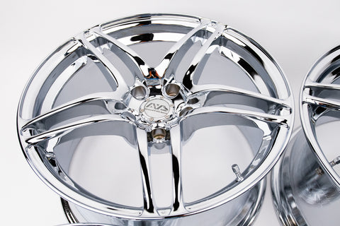 AVS Model 5 17" 9JJ +35, 8JJ +30 (5x114.3) *Triple Chrome Plated*