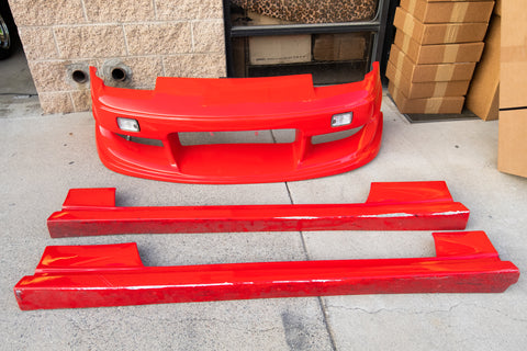 Nissan 180SX Works9 Front Bumper & Side Skirt Set